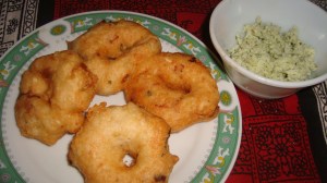 Vadai with Sambal