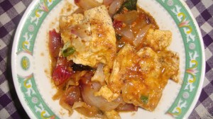 Omelette curry
