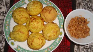 Kundu thosai with sambal