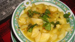 Radish curry